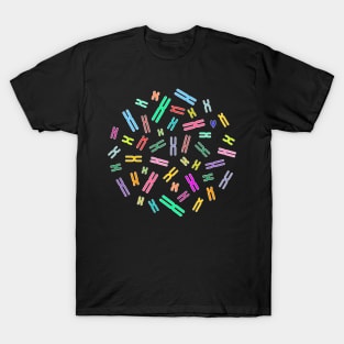 Human Colour Coded DNA (XY) T-Shirt